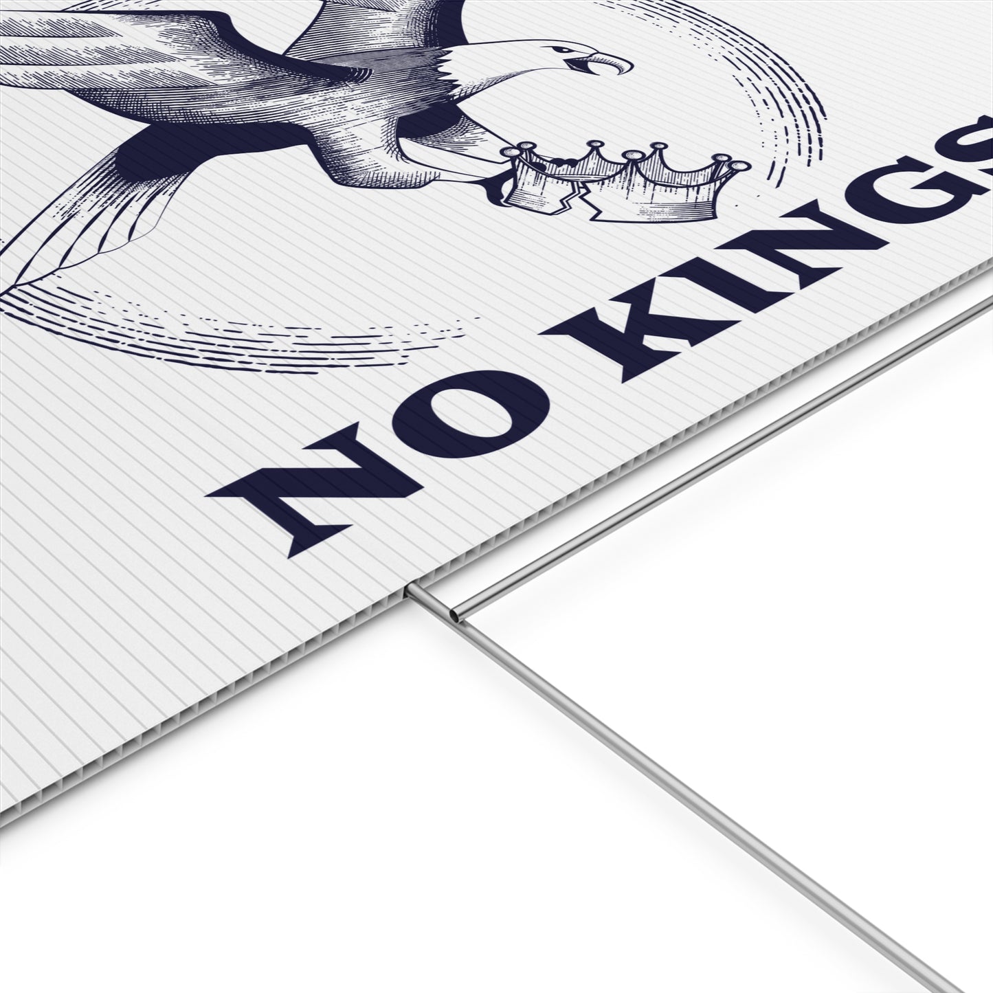 No Kings Movement Sign