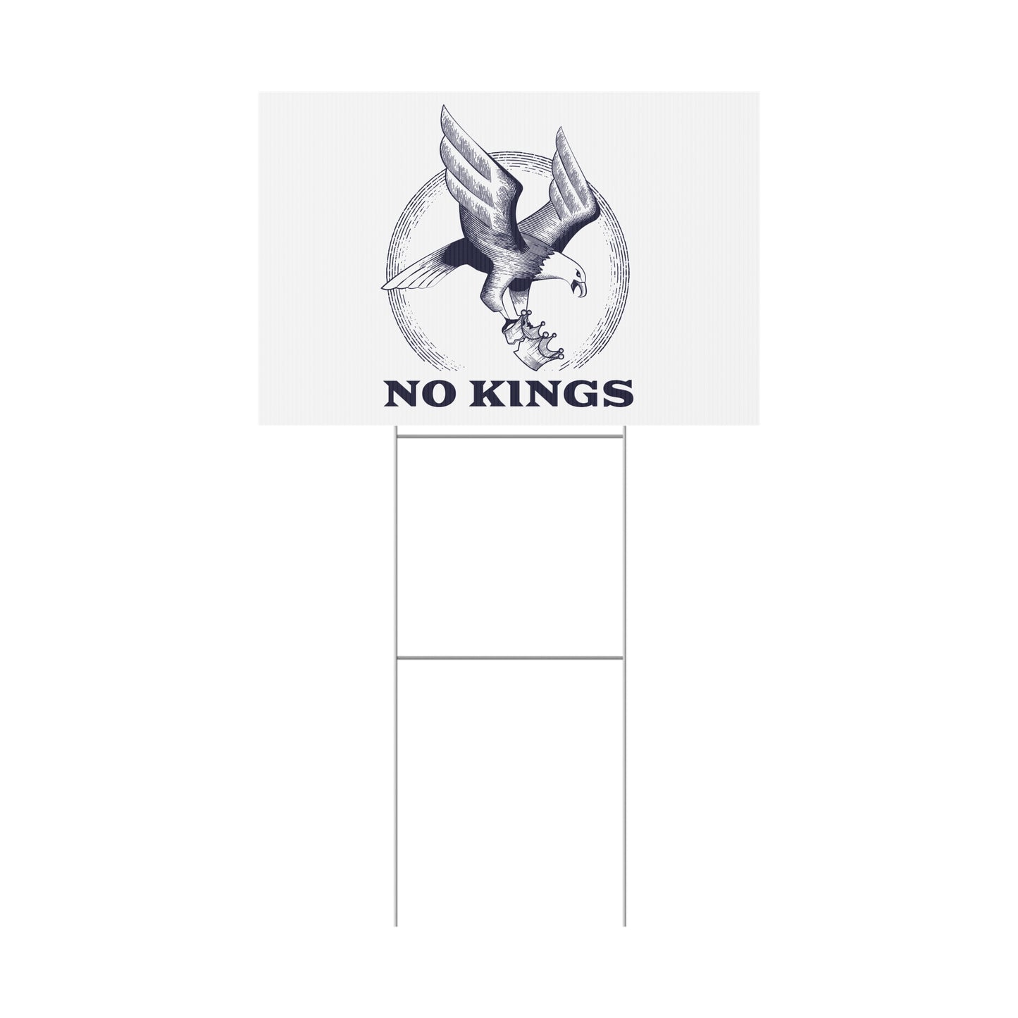 No Kings Movement Sign