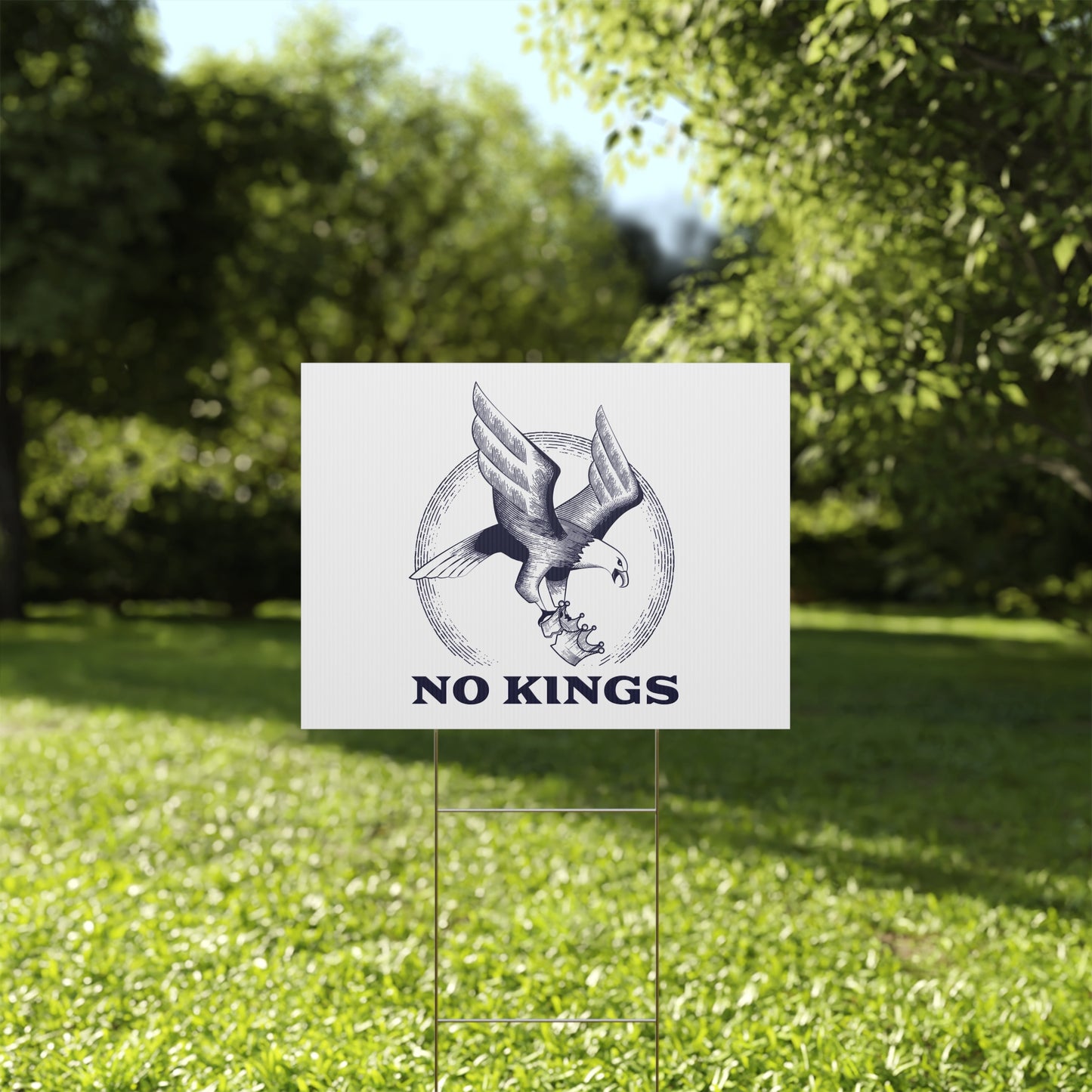 No Kings Movement Sign
