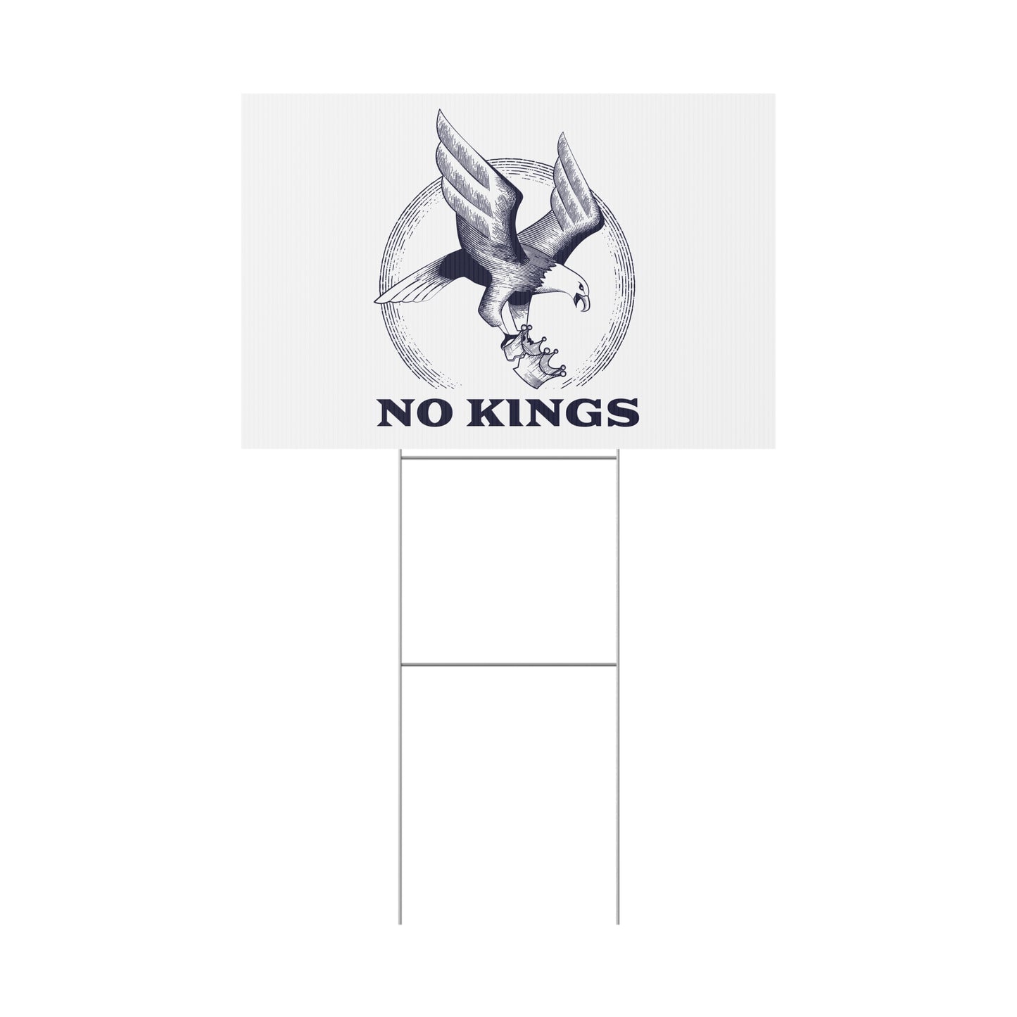 No Kings Movement Sign