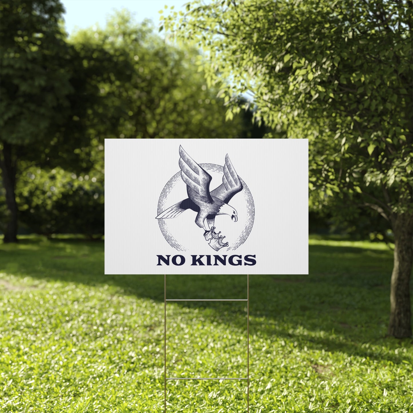 No Kings Movement Sign