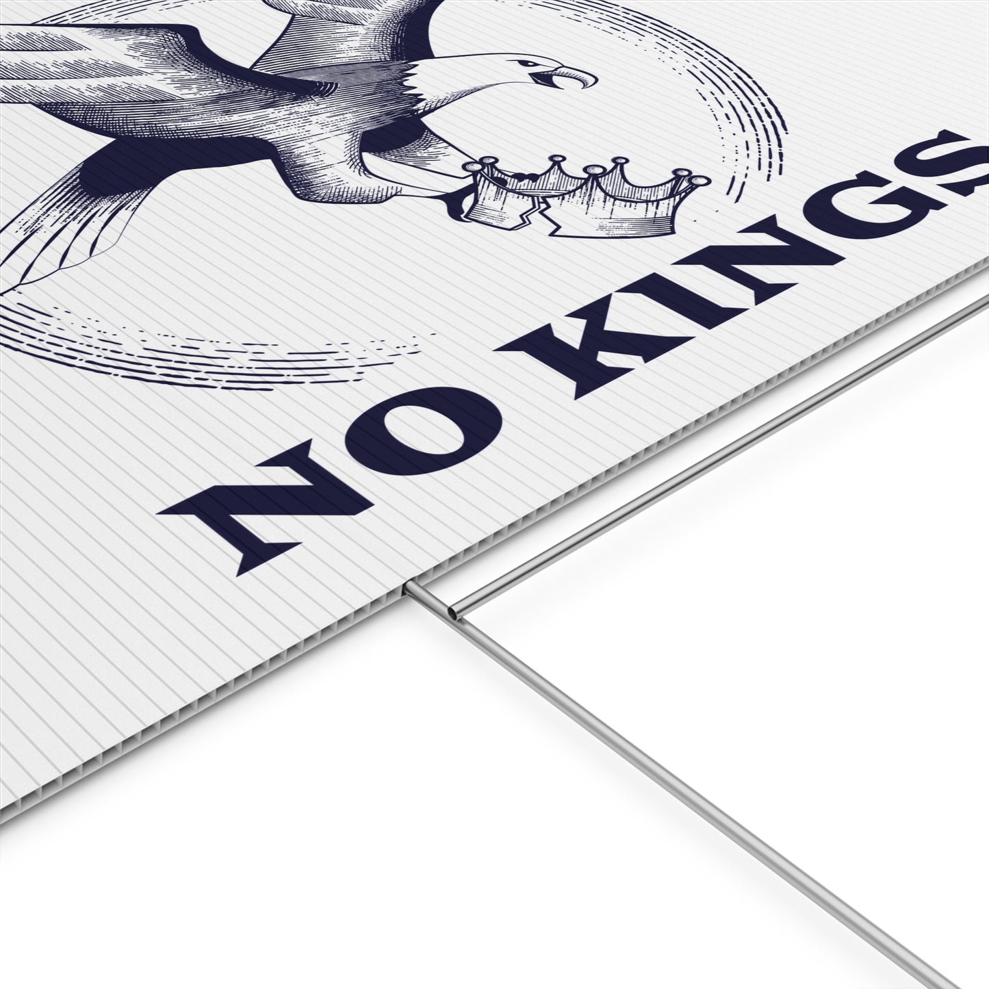 No Kings Movement Sign