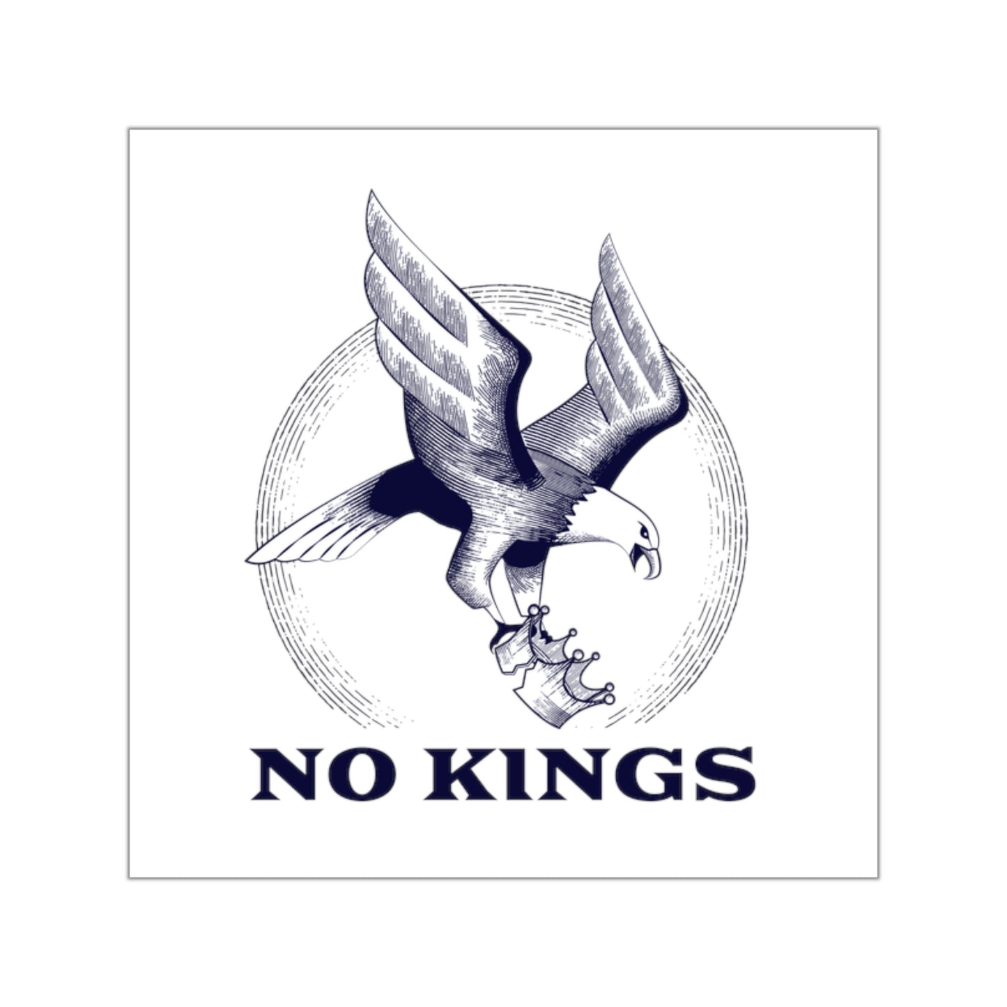 No Kings Movement Stickers  – Stick the Resistance