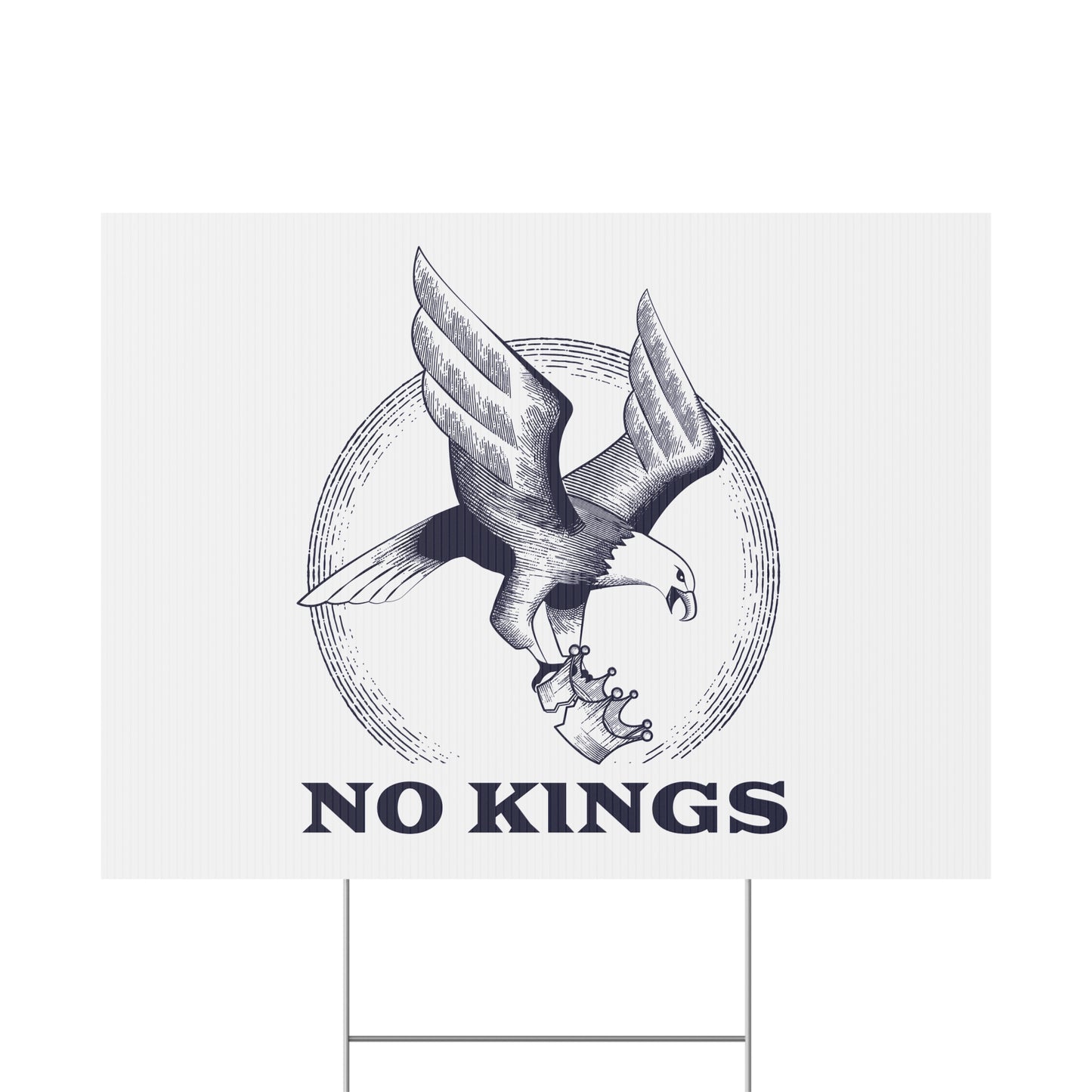 No Kings Movement Sign