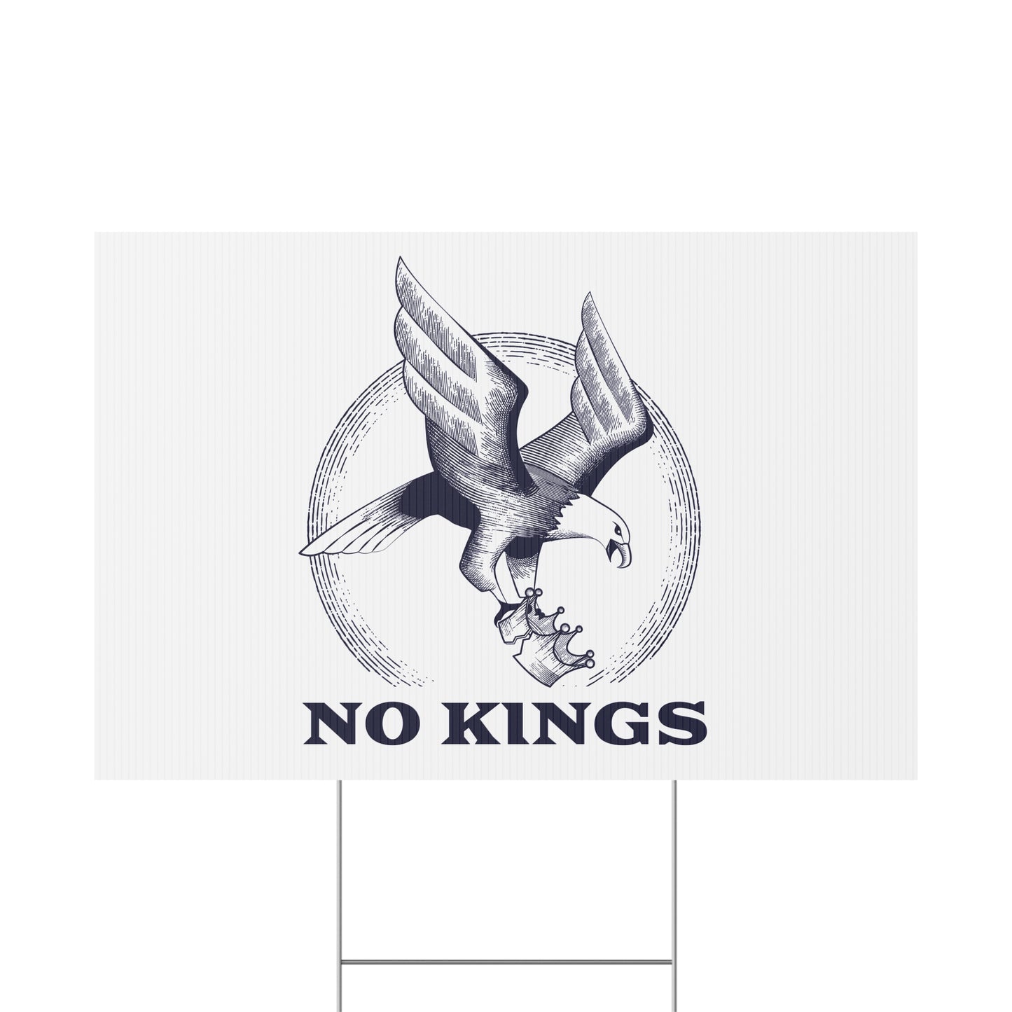 No Kings Movement Sign