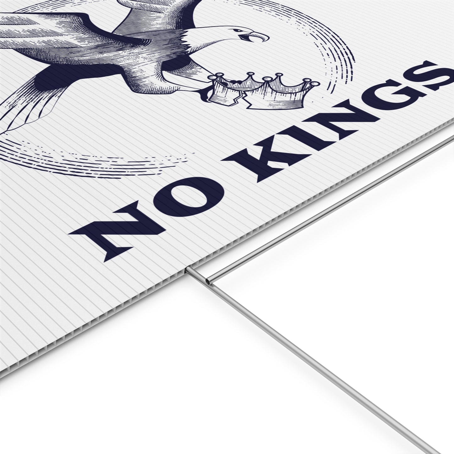 No Kings Movement Sign