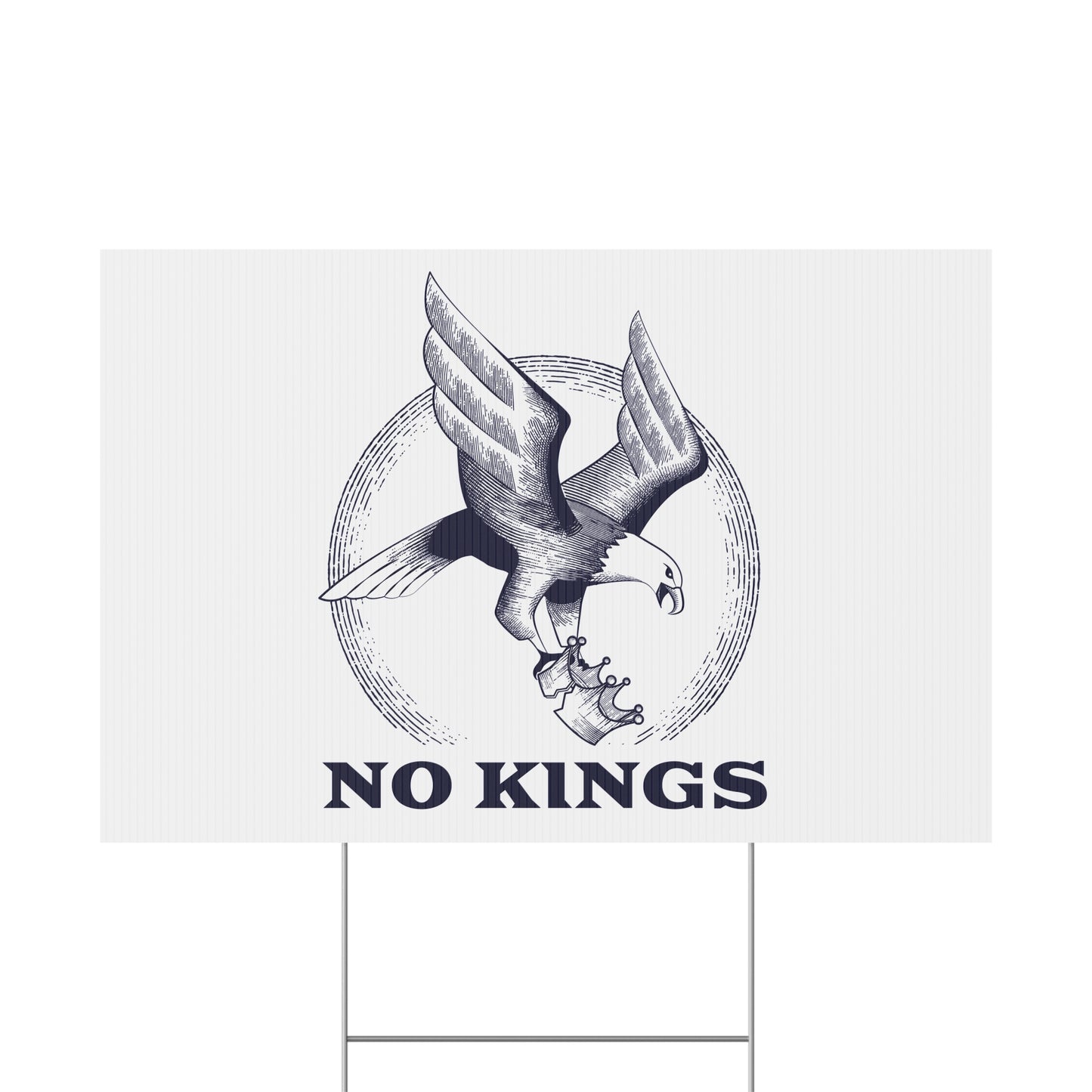 No Kings Movement Sign